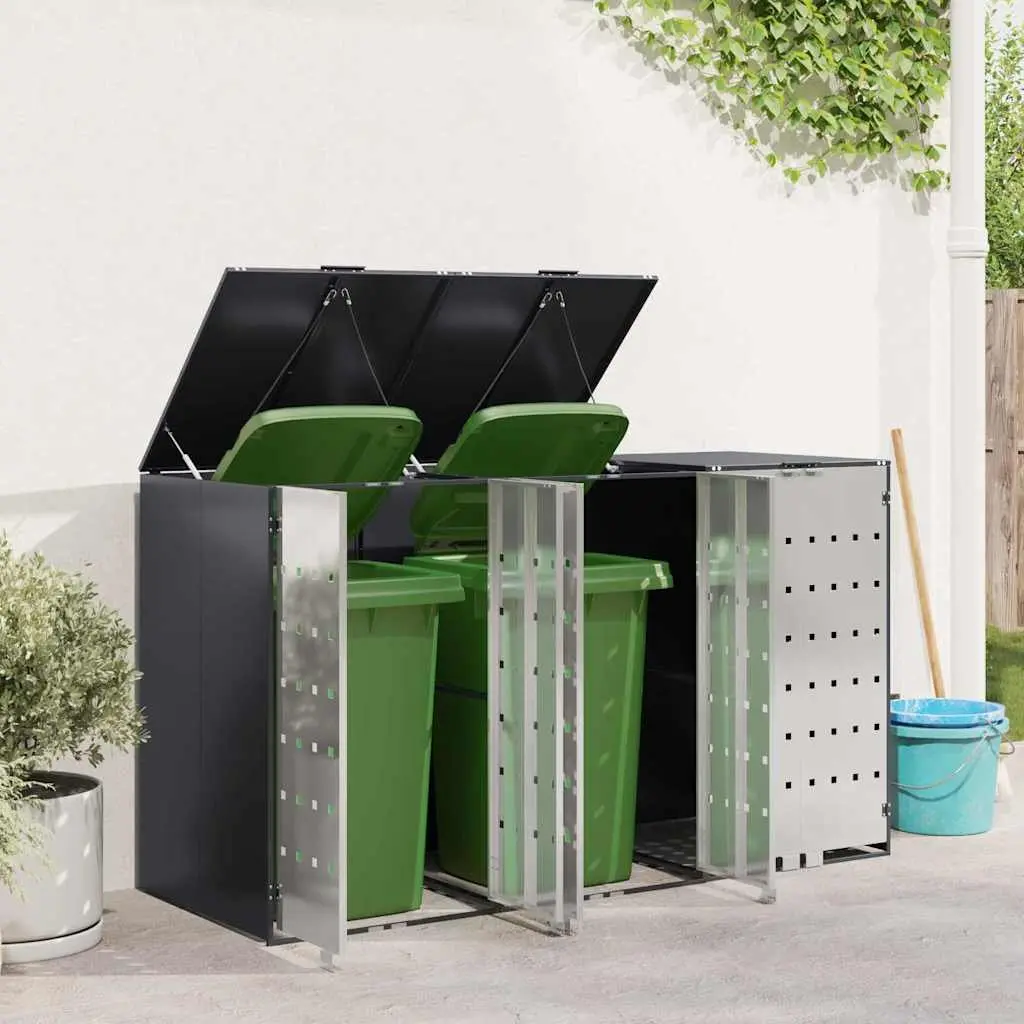 Wheelie Bin Storage Shed for Outdoor Garden 3 Bins