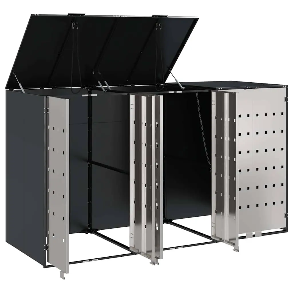 Wheelie Bin Storage Shed for Outdoor Garden 3 Bins
