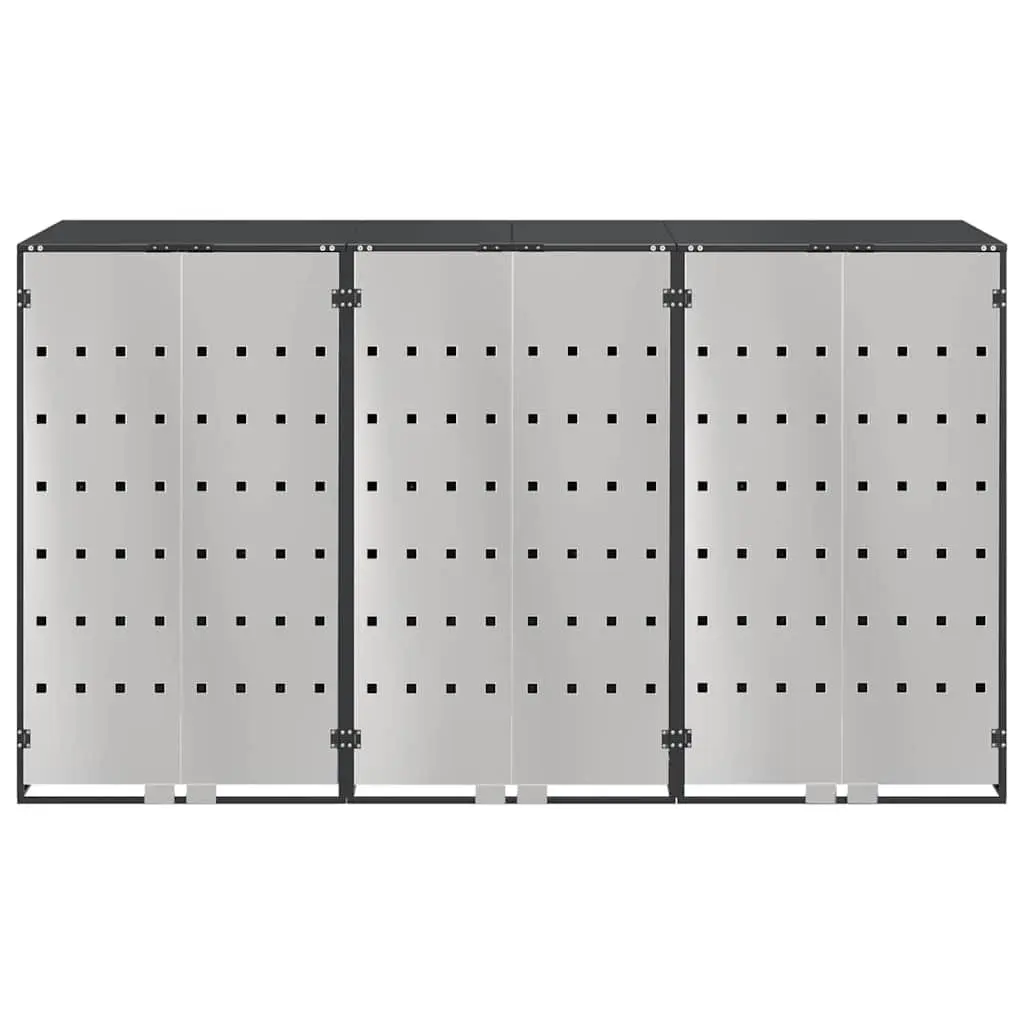 Wheelie Bin Storage Shed for Outdoor Garden 3 Bins