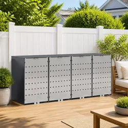 3 Bin Wheelie Bin Storage Specifications