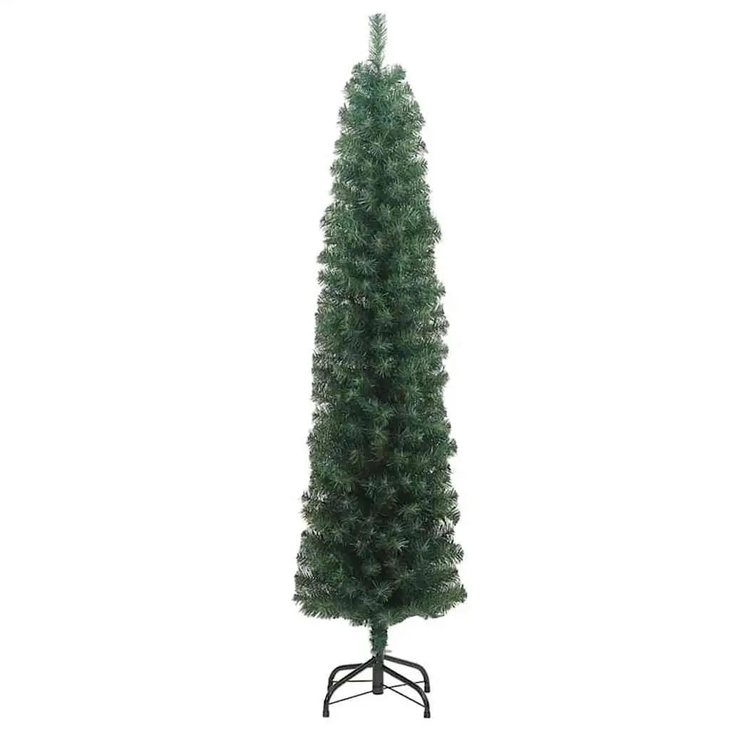 Artificial Christmas Tree Indoor Outdoor 240cm Green Cone Shape 300 Warm White LEDs
