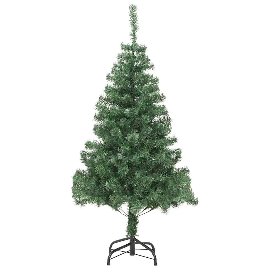 Artificial Christmas Tree Indoor 180cm Green PVC Cone Shape with LED Lights