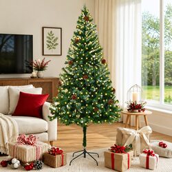 Specifications of 180cm Green PVC Christmas Tree with LEDs