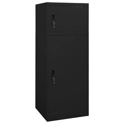 Saddle Cabinet Specifications: 53 x 53 x 140 cm, Black Steel