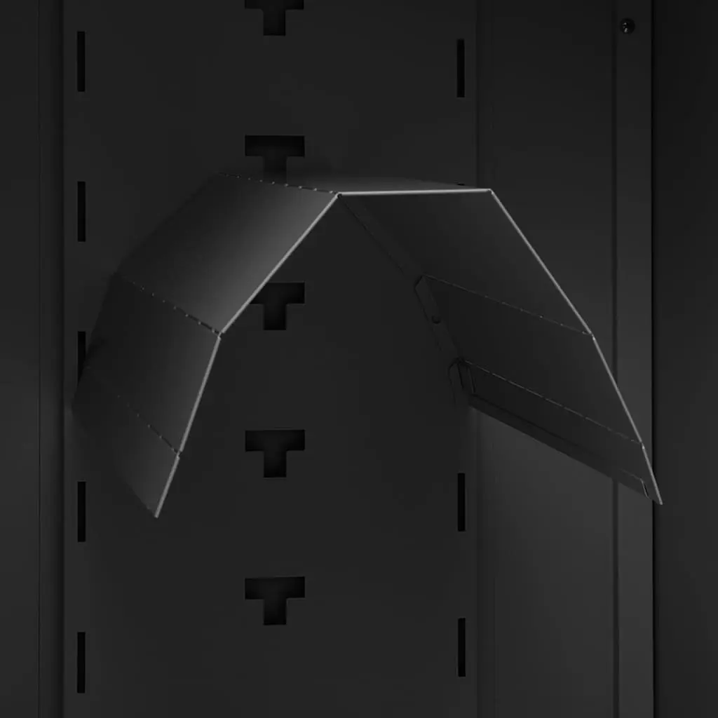 Saddle Cabinet Storage Locker Anthracite 53x53x140cm Tack Room Equipment