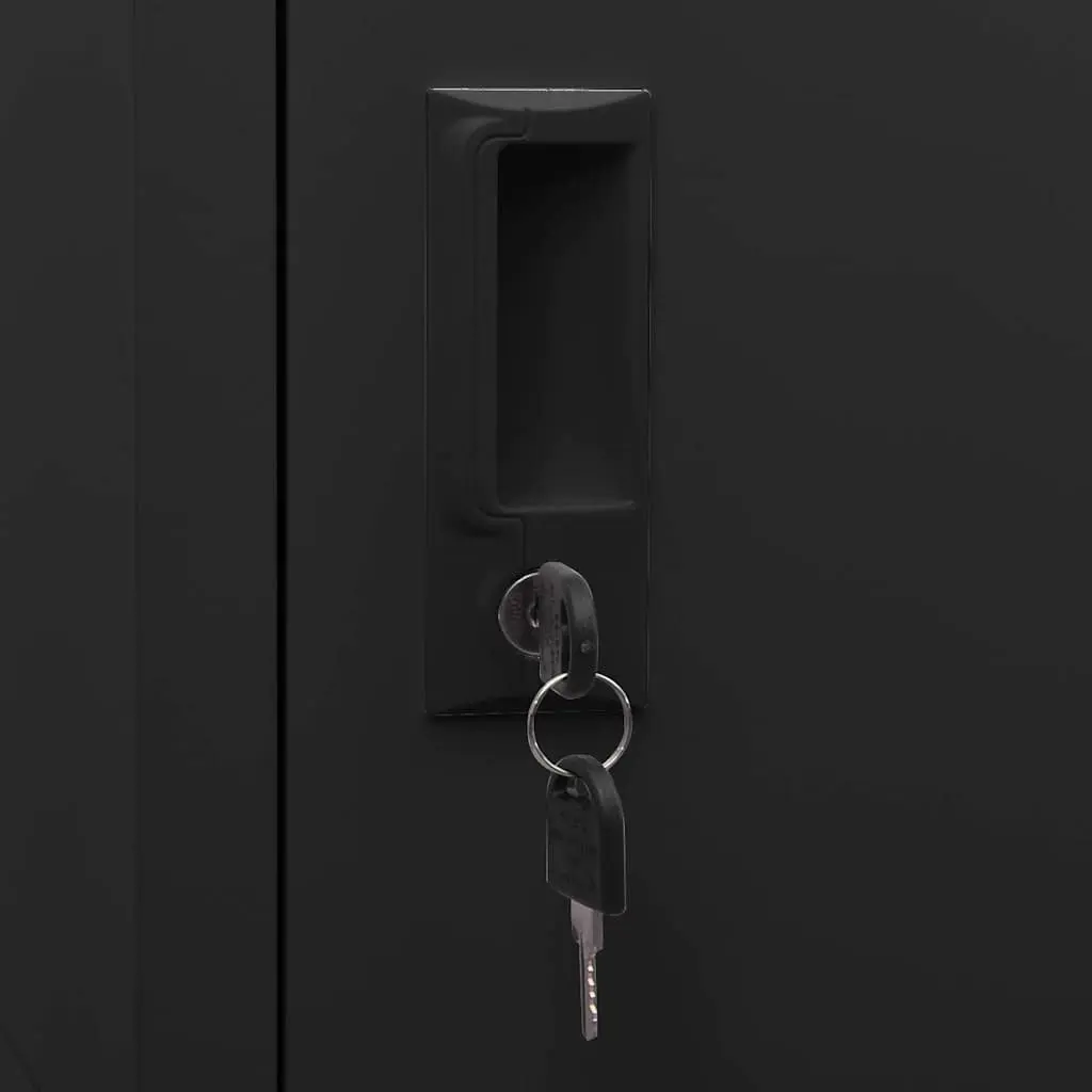 Saddle Cabinet Storage Locker Anthracite 53x53x140cm Tack Room Equipment