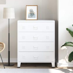 Specifications for 4-Drawer White Metal Cabinet