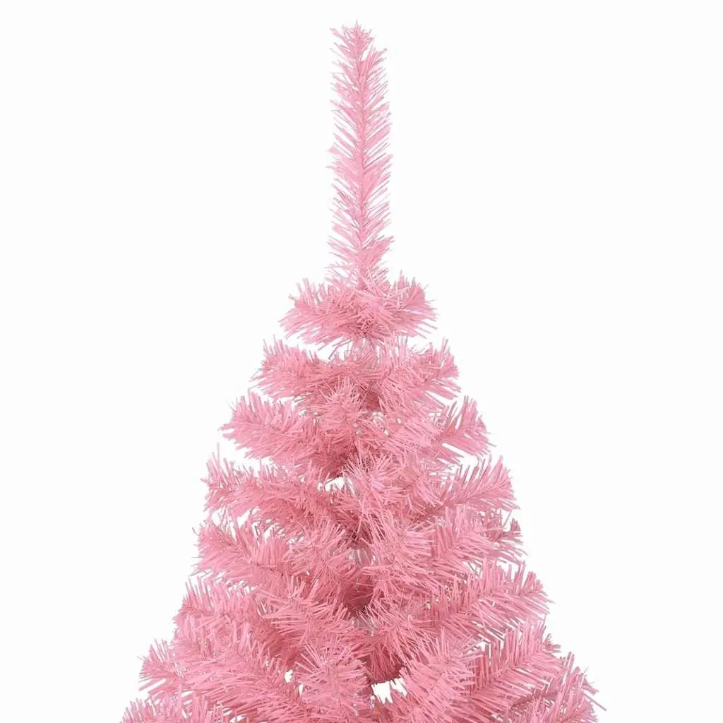 210cm Artificial Pre-lit Pink Tree