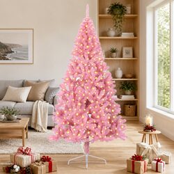 Specifications of 240cm Pink Pre-lit Christmas Tree