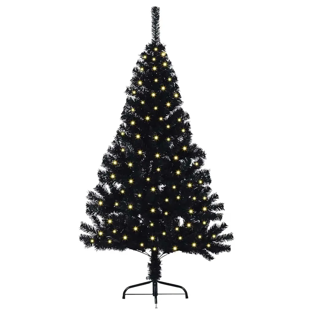 120cm Black Cone Christmas Tree