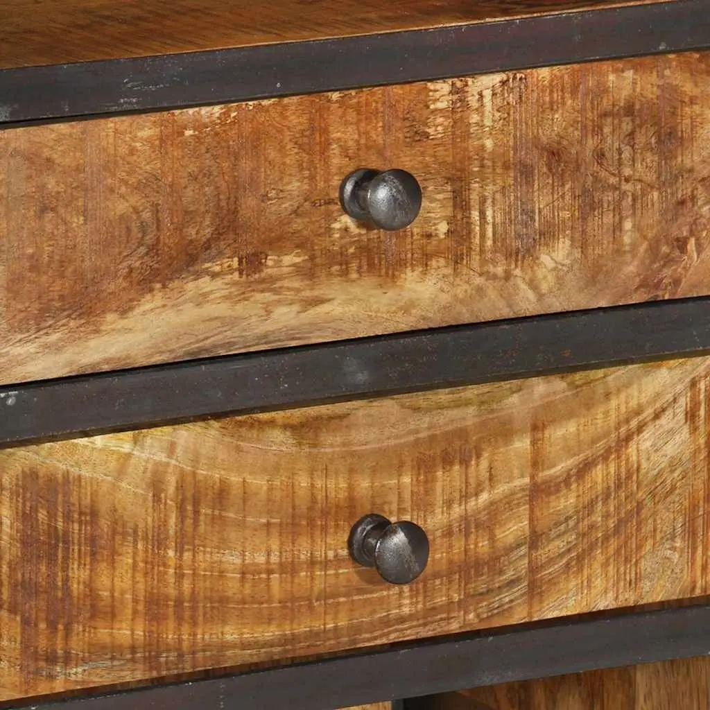 Solid Wood Highboard Storage Cabinet