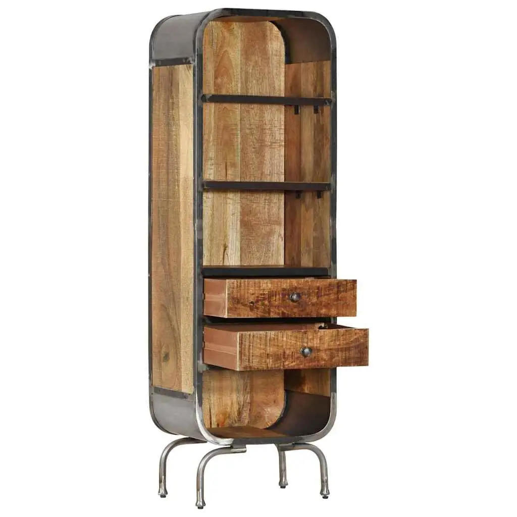 Solid Wood Highboard Storage Cabinet