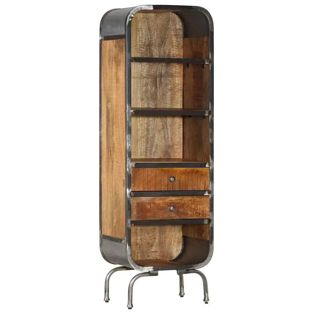 Solid Wood Highboard Storage Cabinet