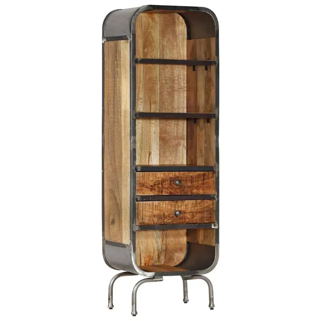 Solid Wood Highboard Storage Cabinet