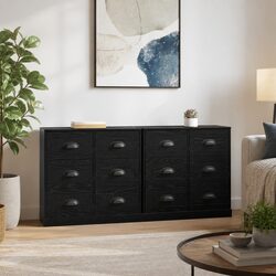 Black Engineered Wood Sideboards Dimensions & Specs