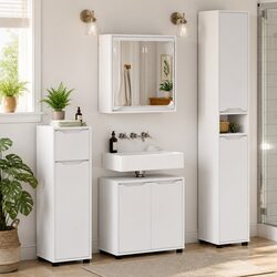 Detailed Specifications of the 4-Piece Bathroom Furniture Set