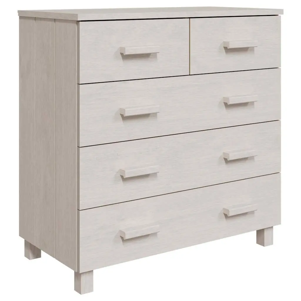 Sideboard Buffet for Living Room Dining Room Hallway 79x40x80 cm Solid Pine Wood Drawer Cabinet