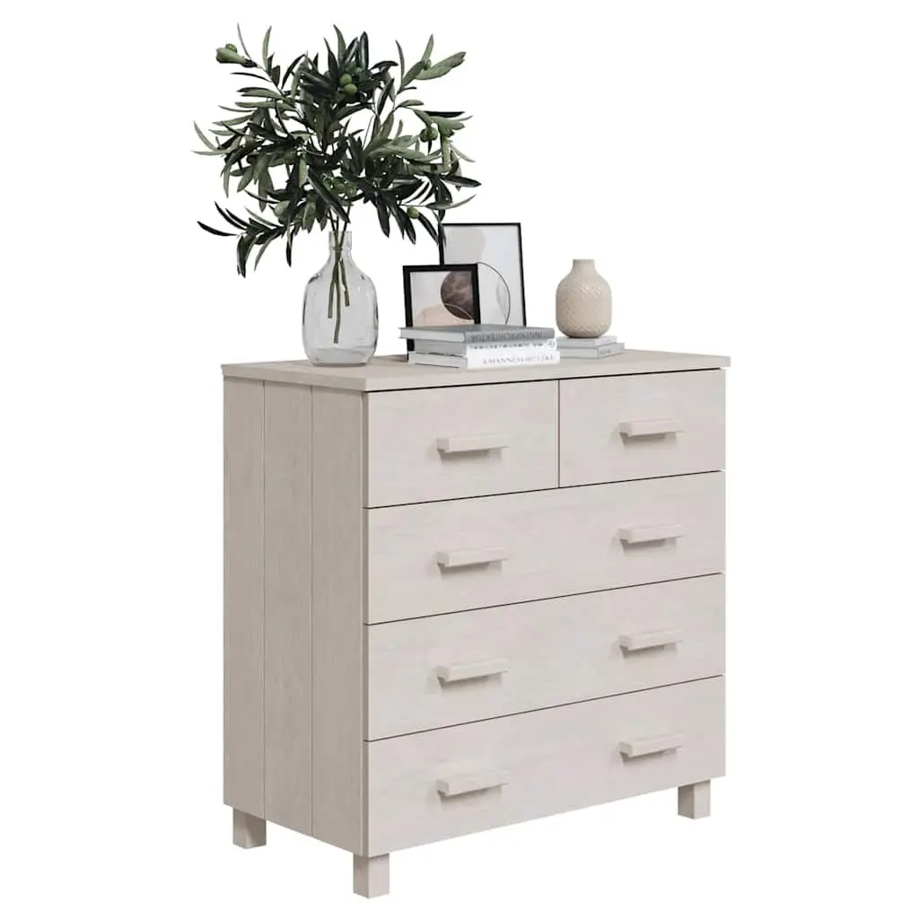 Sideboard Buffet for Living Room Dining Room Hallway 79x40x80 cm Solid Pine Wood Drawer Cabinet