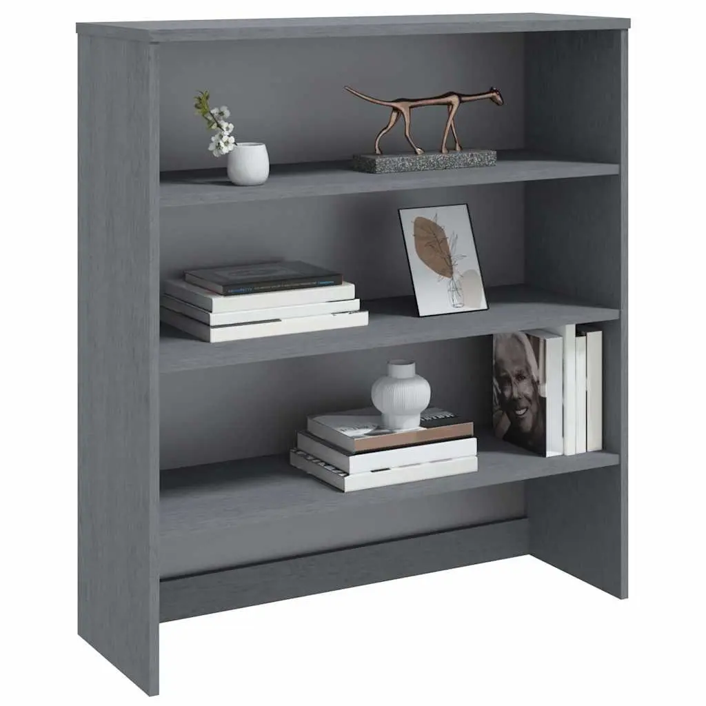 Dark Grey Wooden Highboard Top