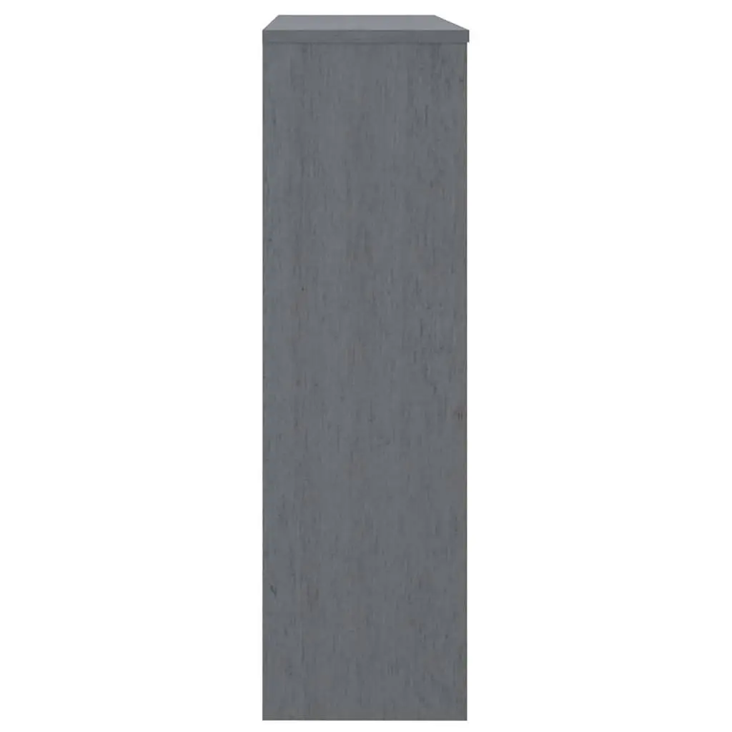 Dark Grey Wooden Highboard Top