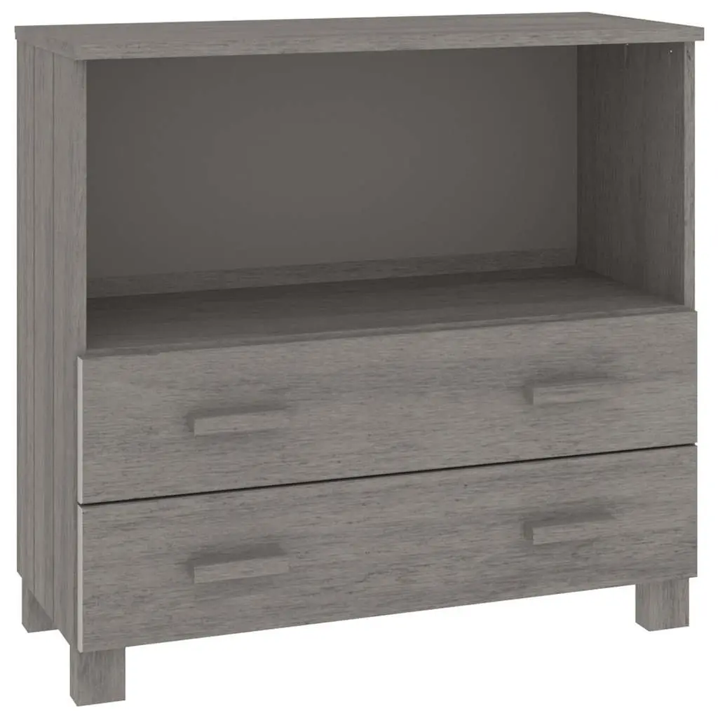Wooden Sideboard Storage Cabinet for Home 85 x 35 x 80 cm Grey