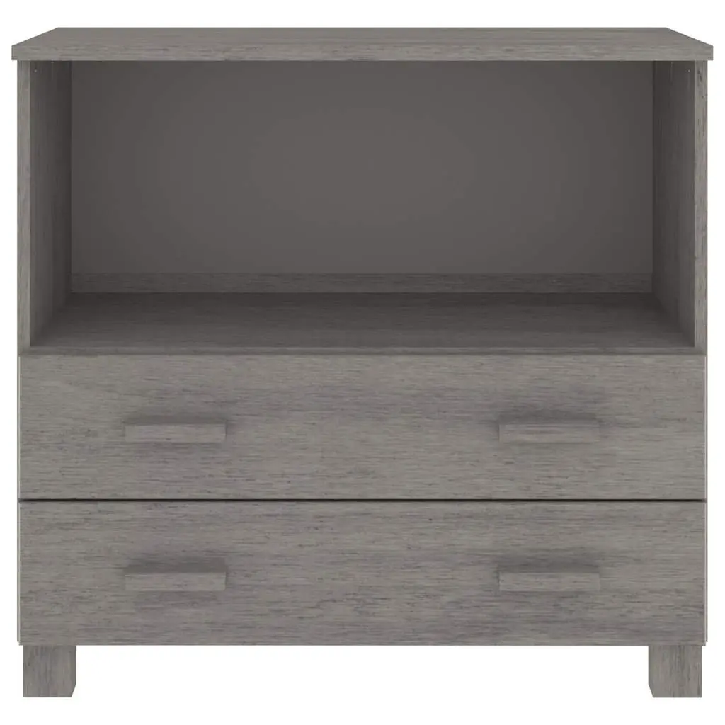 Wooden Sideboard Storage Cabinet for Home 85 x 35 x 80 cm Grey