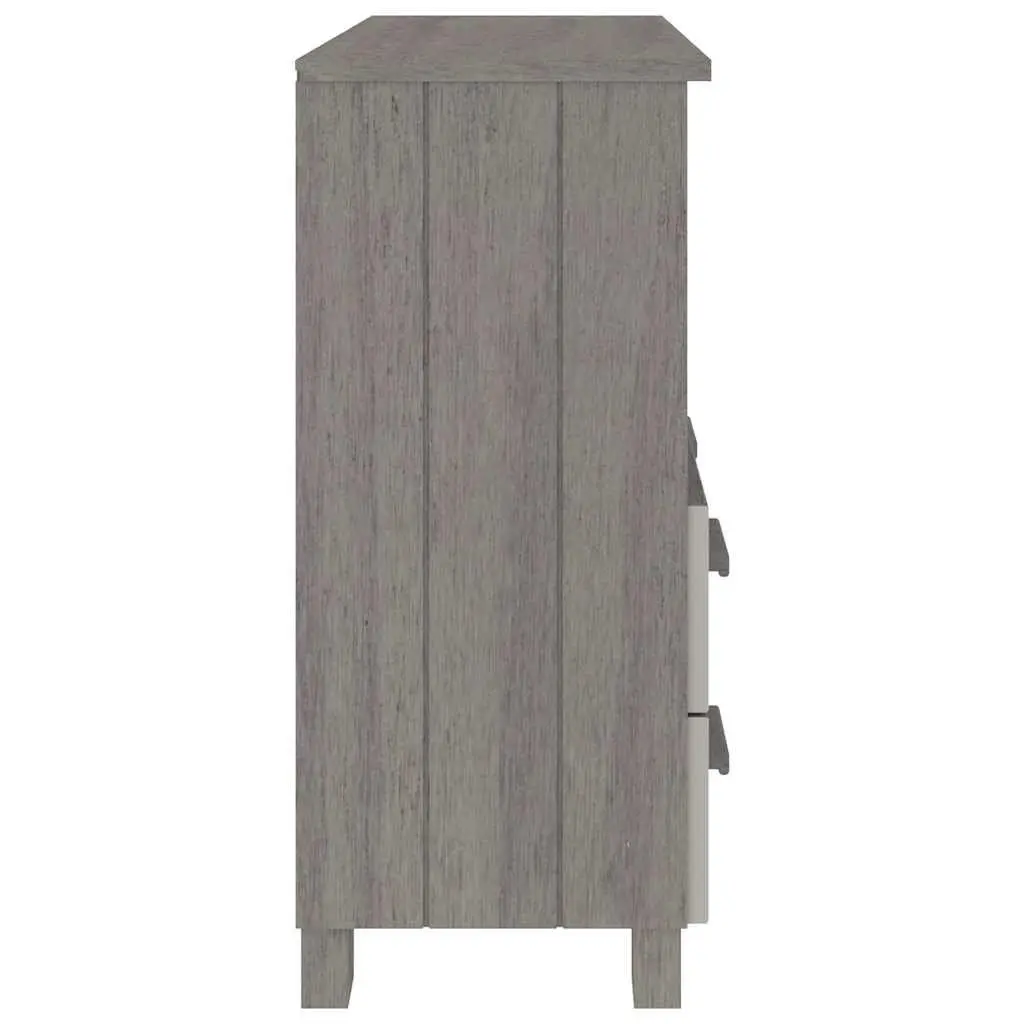 Wooden Sideboard Storage Cabinet for Home 85 x 35 x 80 cm Grey