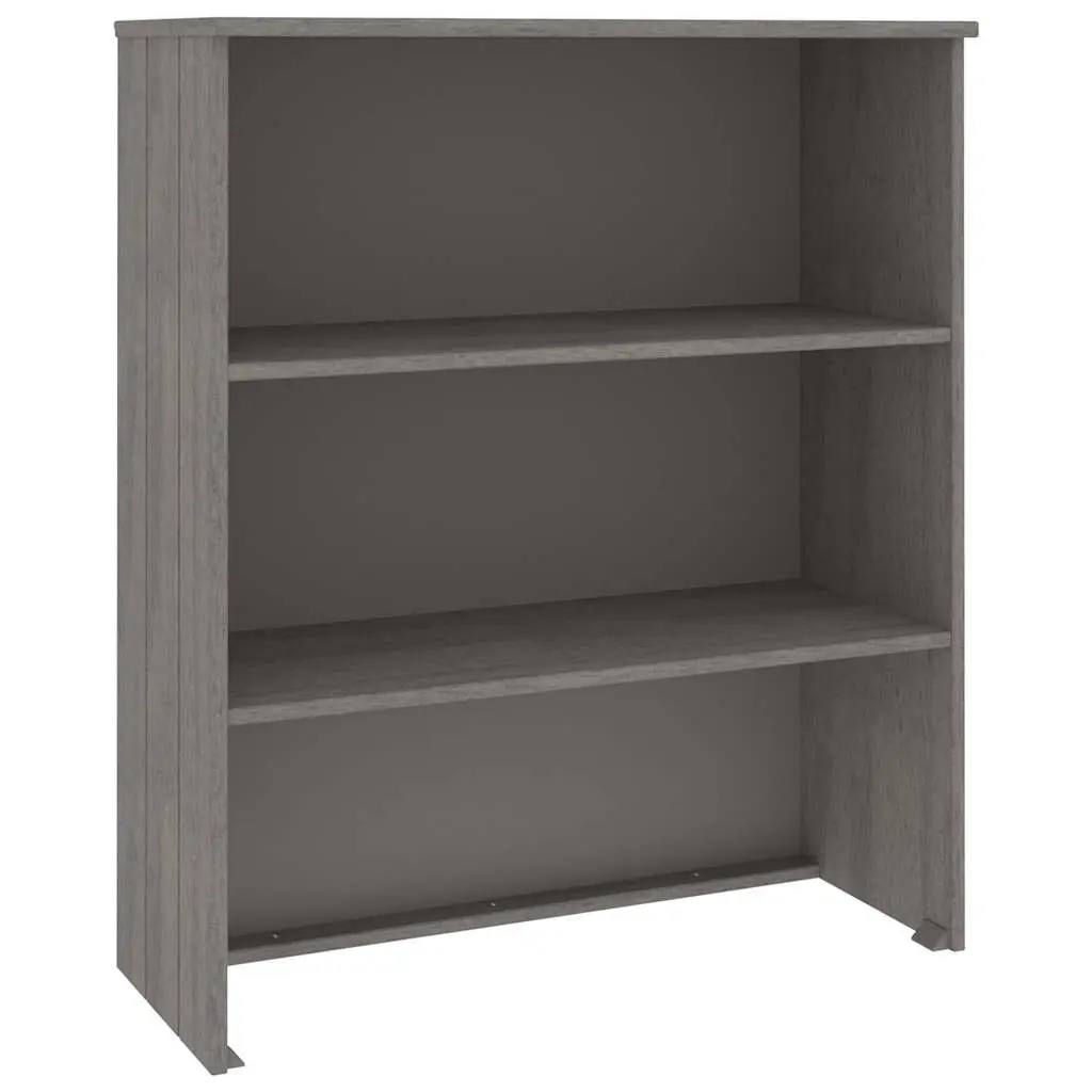 Highboard Top Light Grey 85x35x100cm Solid Pine Wood Sideboard Cabinet Topper
