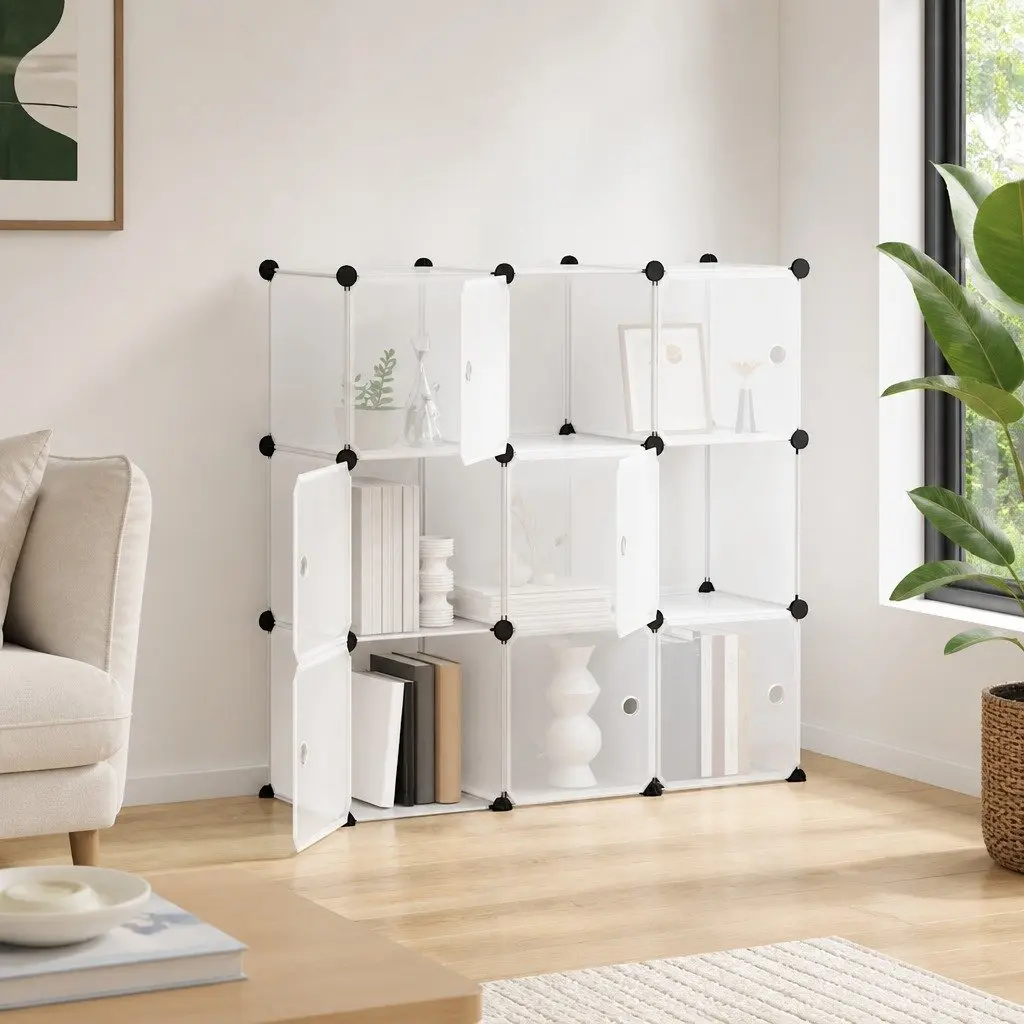 Storage Cube Organiser for Home Office Dormitory 9 Cube Size