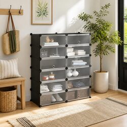 Specifications of the Black Shoe Rack 94.5x36.5x106cm