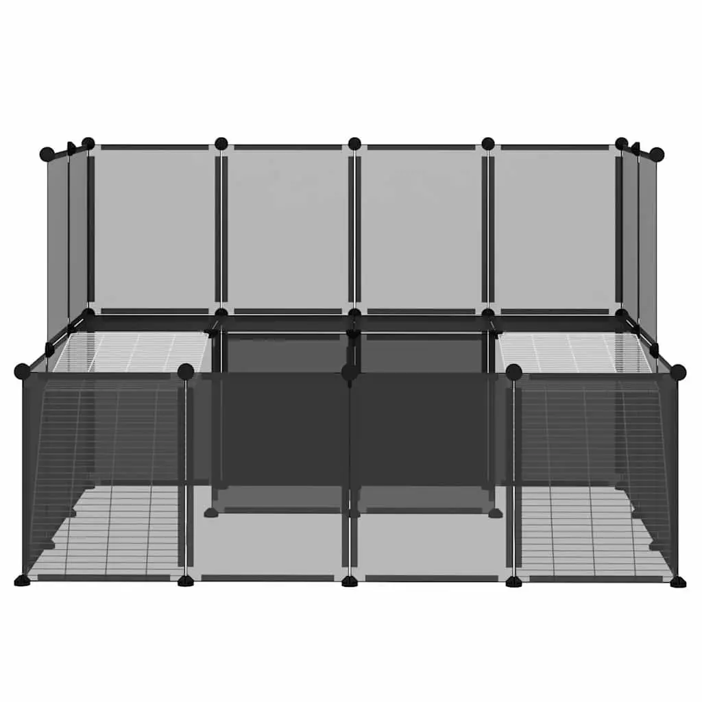 Small Animal Cage Enclosure Pen for Rabbits Guinea Pigs Hamsters 143x107x93 cm
