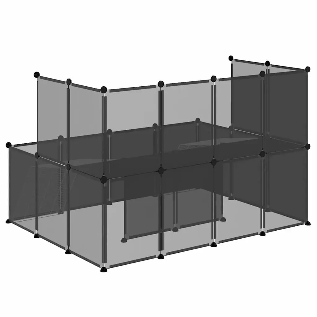 Small Animal Cage Enclosure Pen for Rabbits Guinea Pigs Hamsters 143x107x93 cm