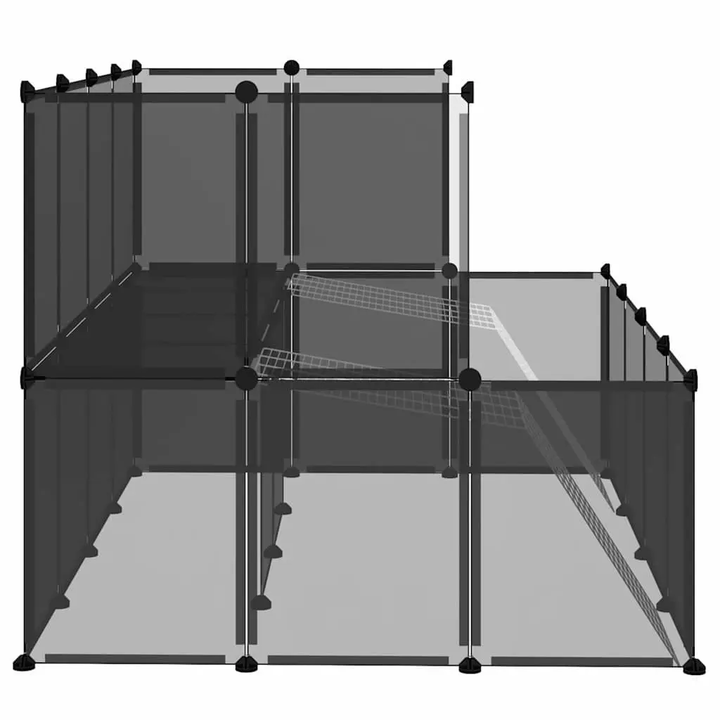 Small Animal Cage Enclosure Pen for Rabbits Guinea Pigs Hamsters 143x107x93 cm