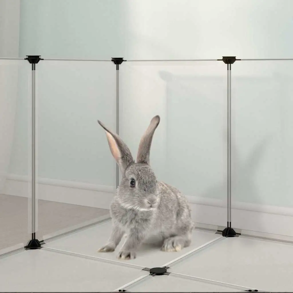 Small Animal Cage with Steel Frame
