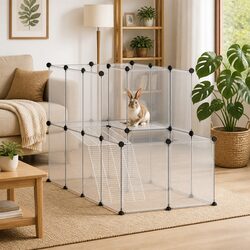 Small Animal Cage Specifications: 142 x 74 x 93 cm