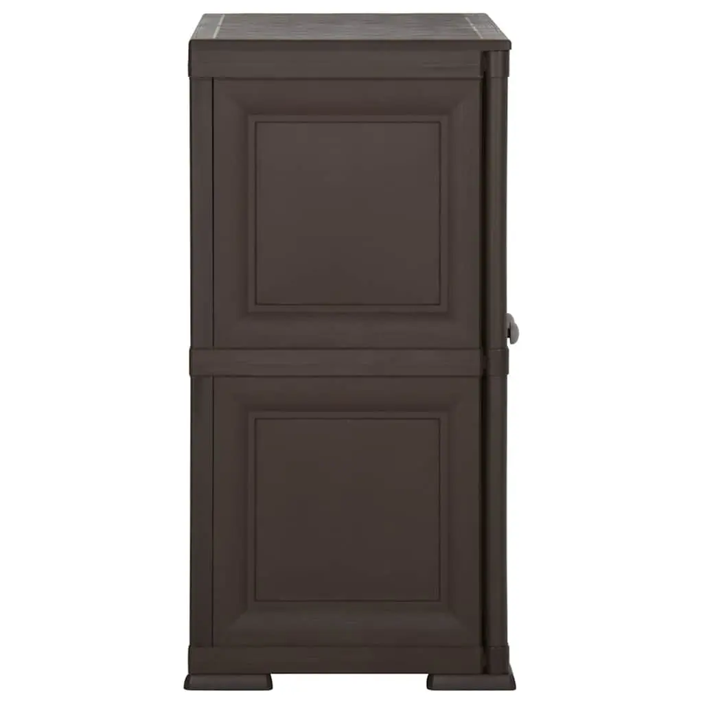 Storage Cabinet Home Office 79x43x85.5cm Brown Plastic