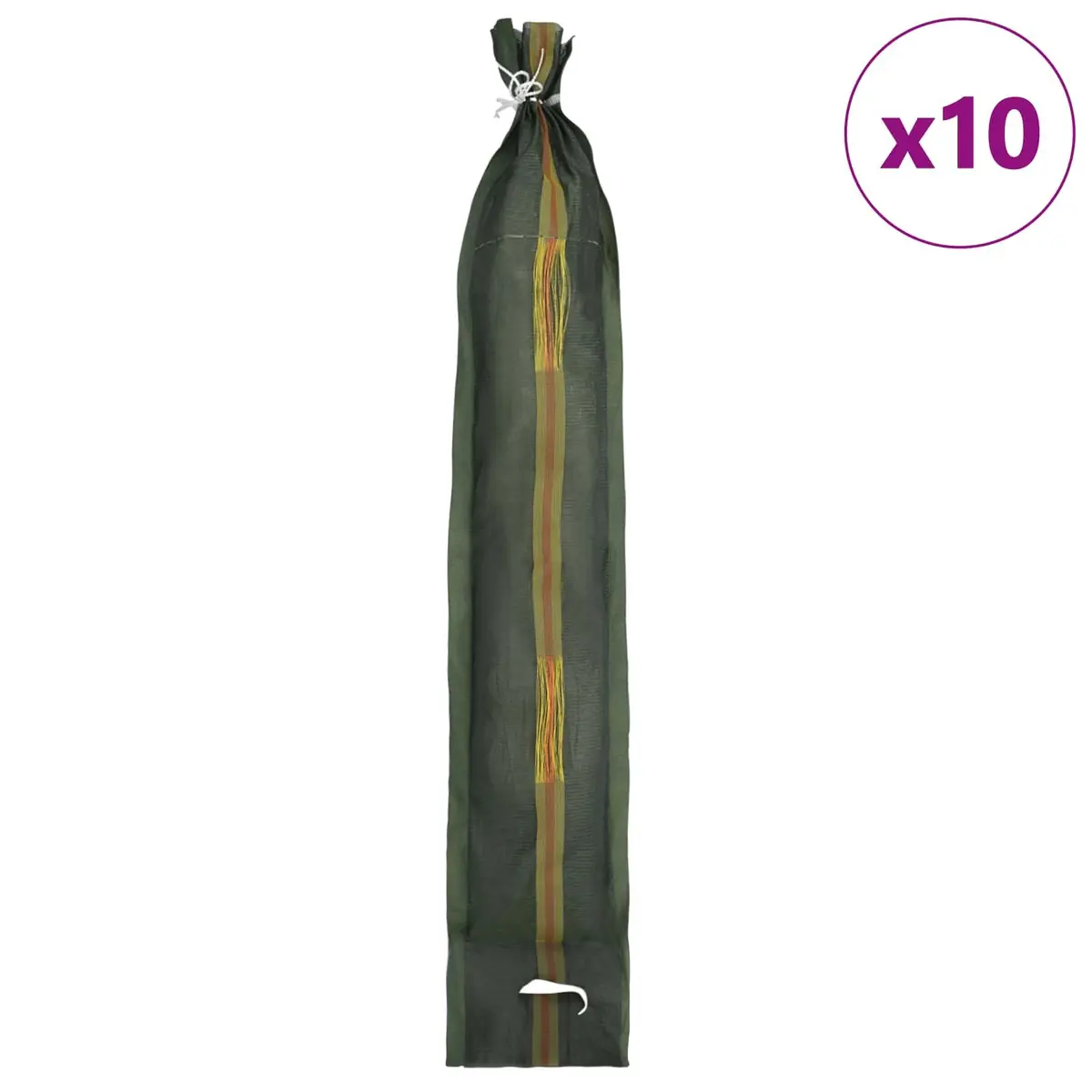 Industrial Sandbags 10 Pack Dark Green 100 x 25 cm Heavy Duty Outdoor