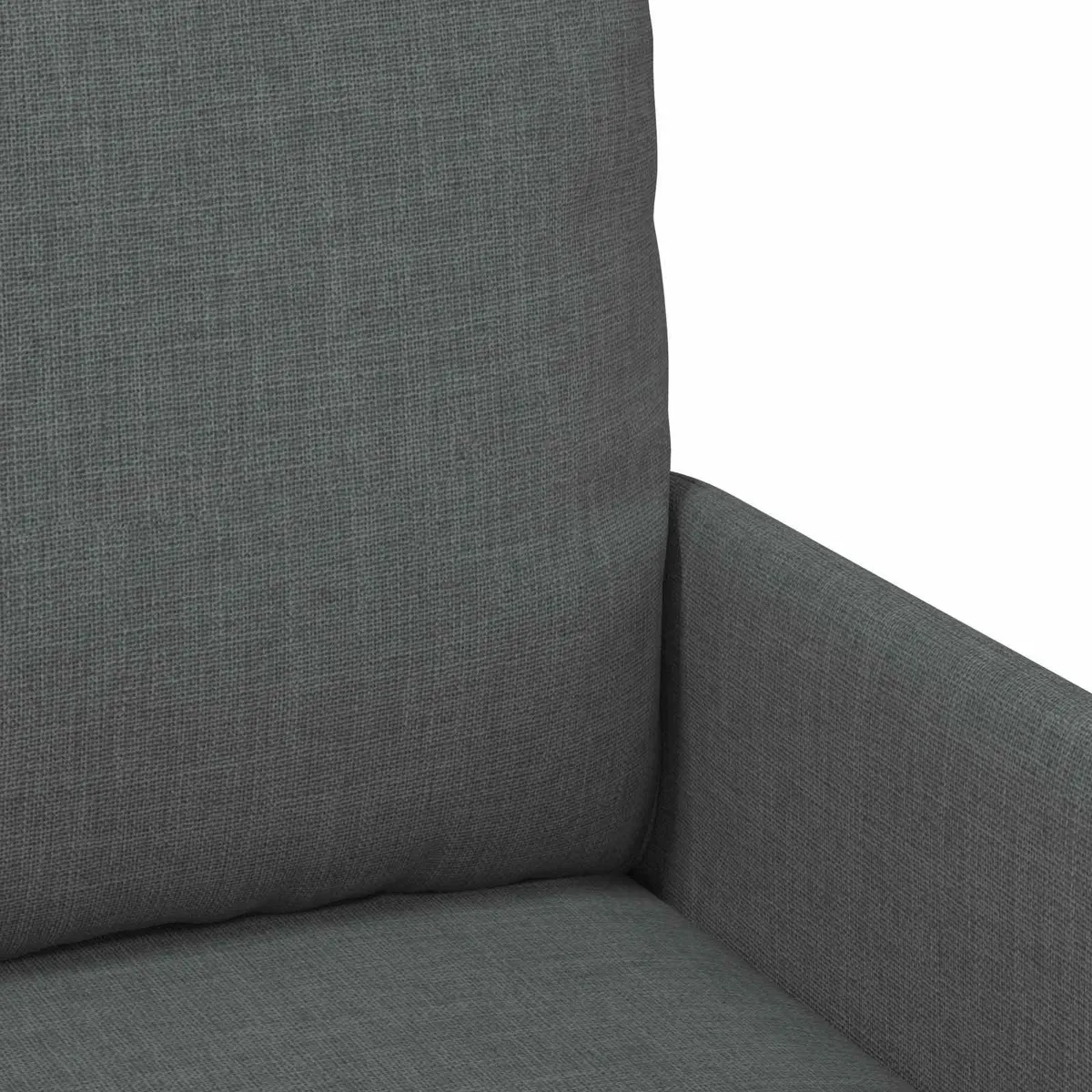 3-Piece Sofa Set Grey Living Room Indoor Seating