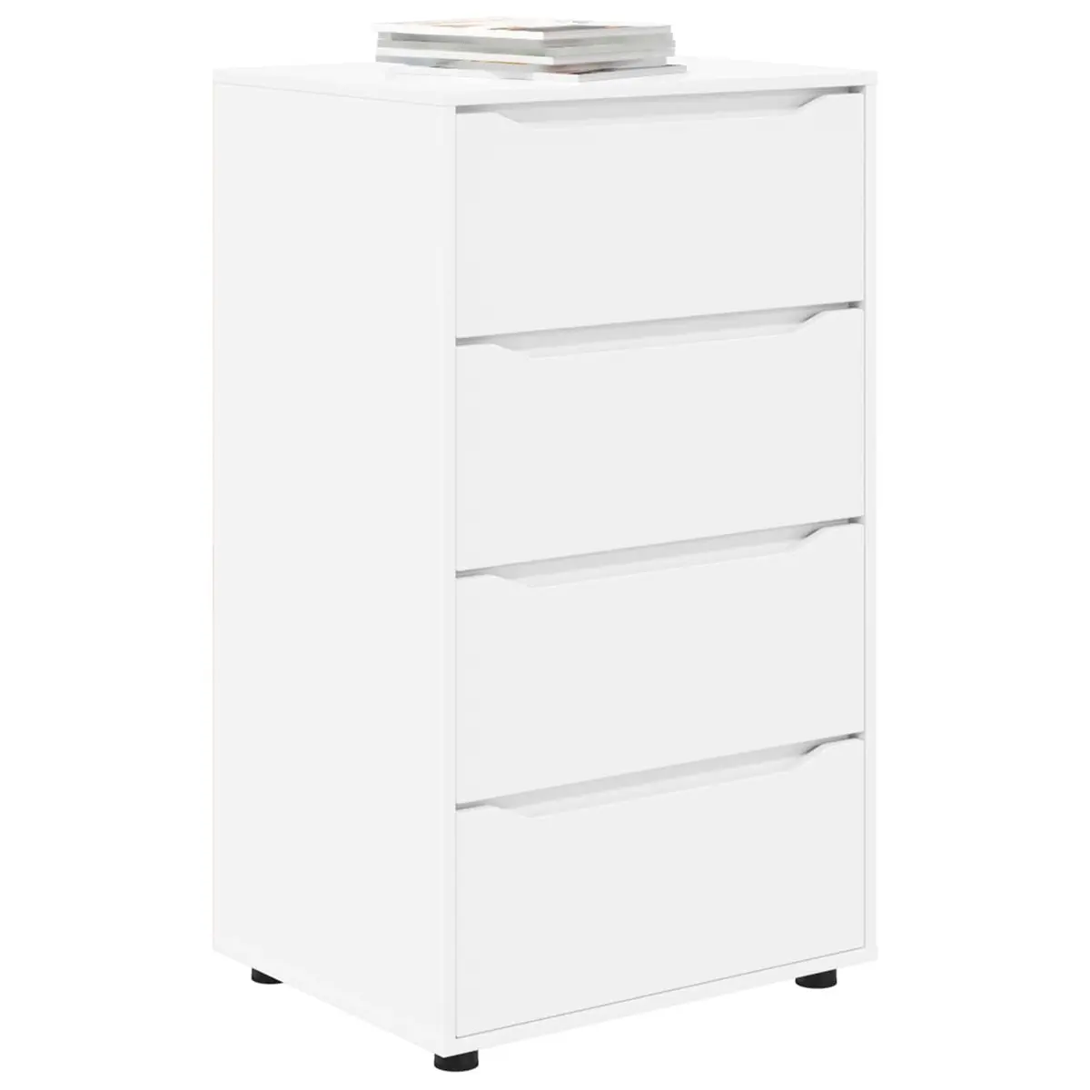 Storage Cabinet White 60 x 48 x 105 cm Engineered Wood Bedroom Living Room