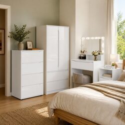 Specifications of High Gloss White Storage Cabinet