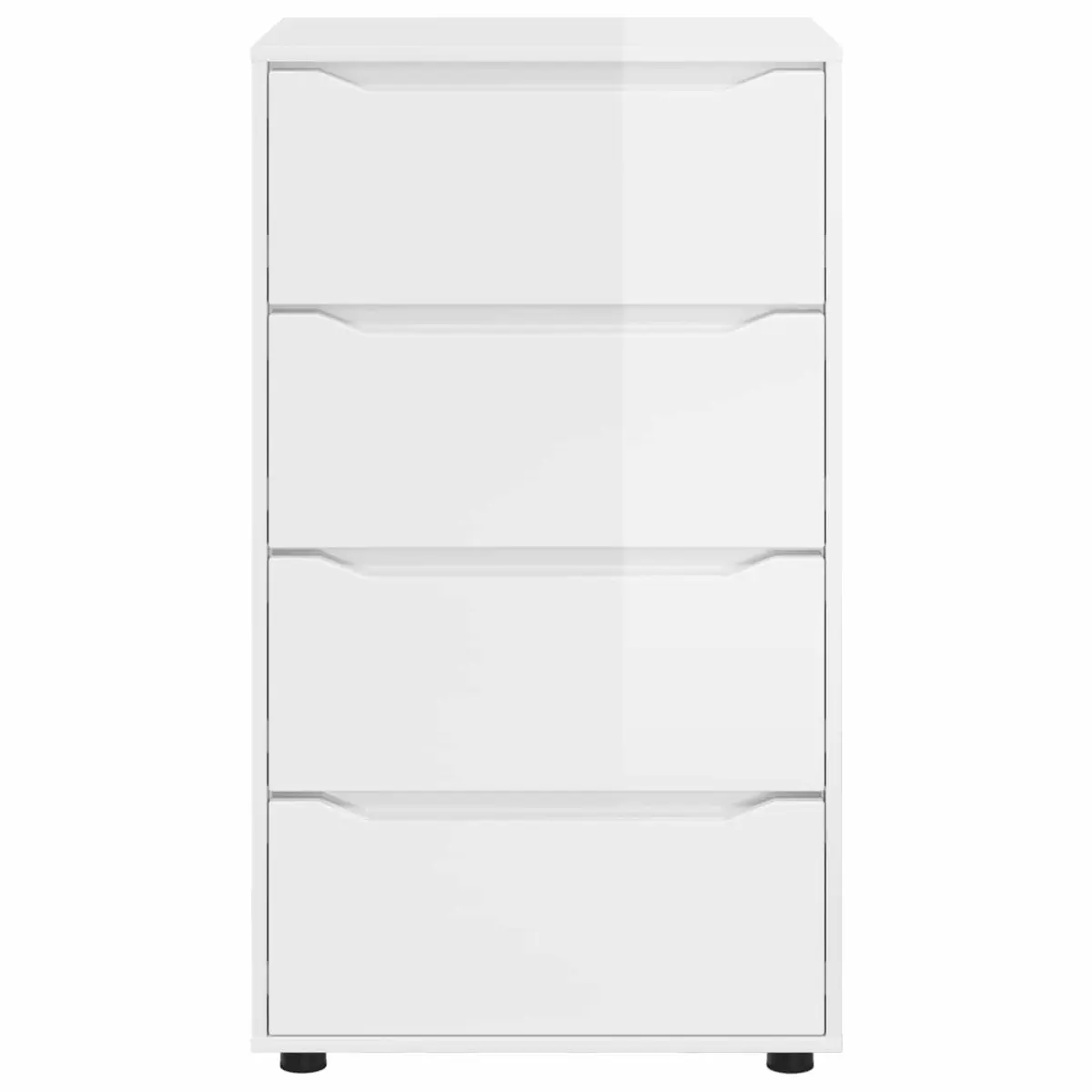 Storage Cabinet Bedroom Living Room High Gloss White