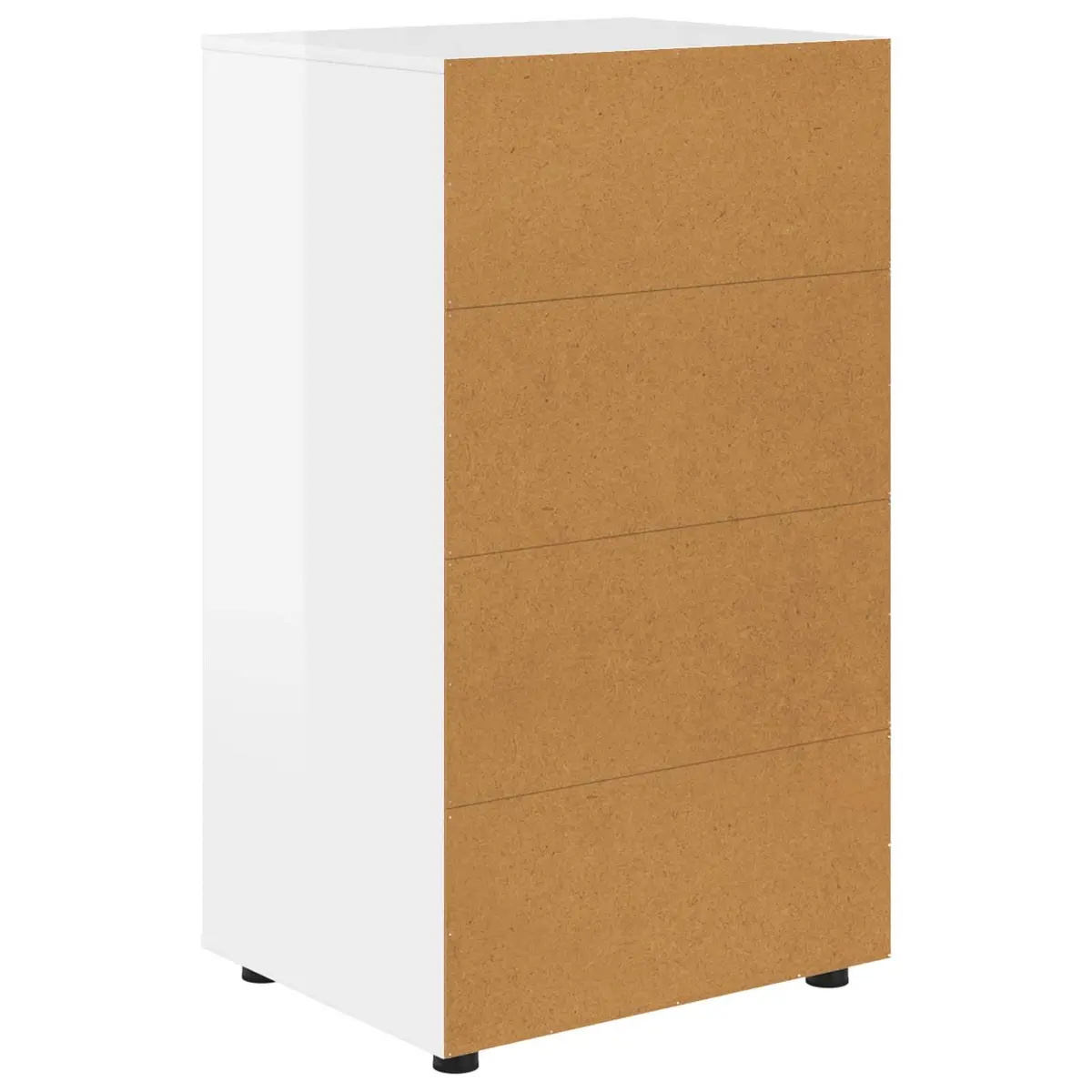 Storage Cabinet Bedroom Living Room High Gloss White