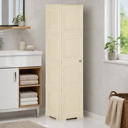 Specifications for White Plastic Storage Cabinet 40x43x164cm