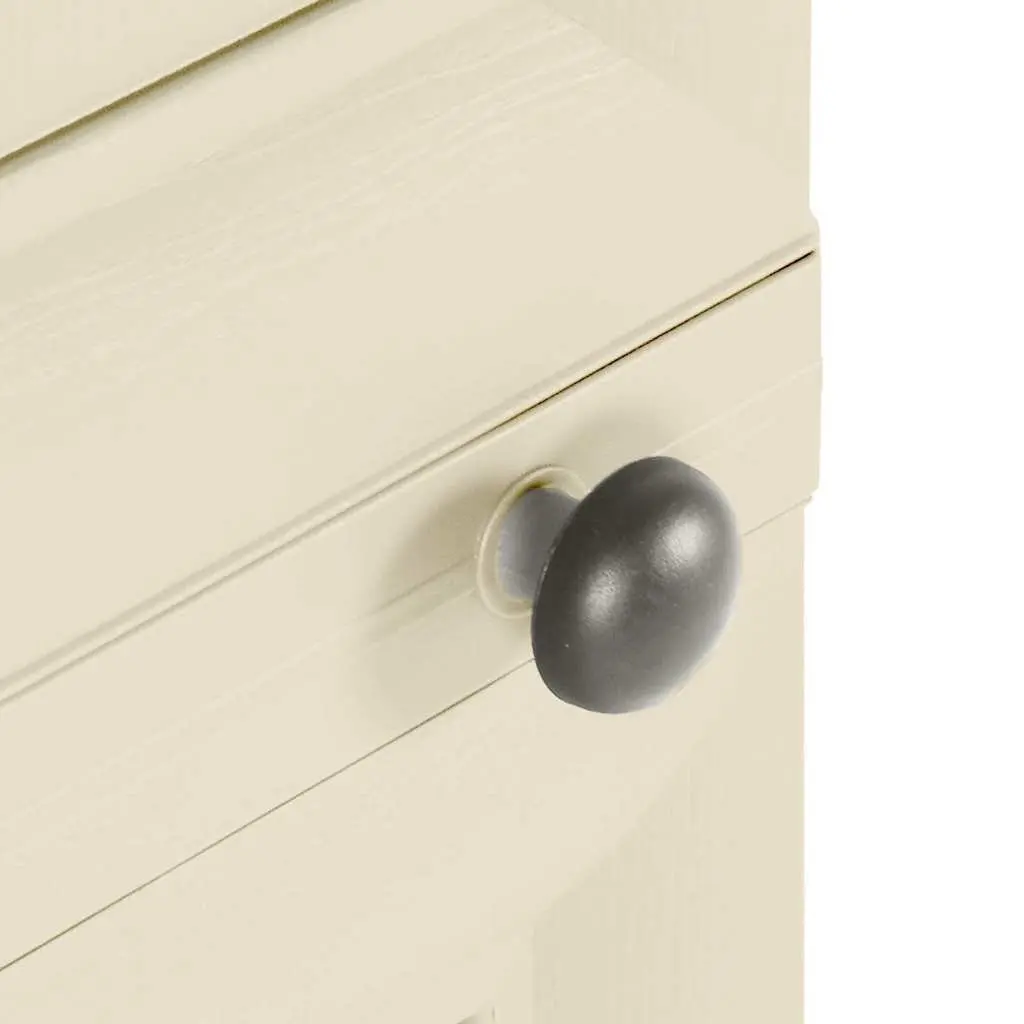 White Plastic Storage Cabinet 40x43x164cm