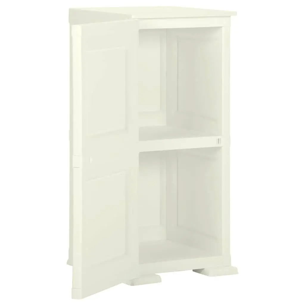 Plastic Storage Cabinet 40x43x85.5cm in Cream