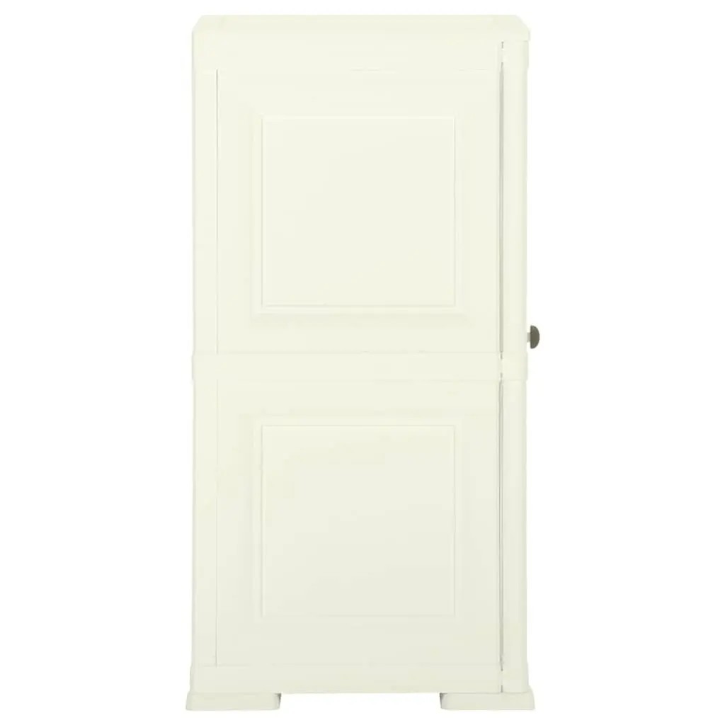 Plastic Storage Cabinet 40x43x85.5cm in Cream