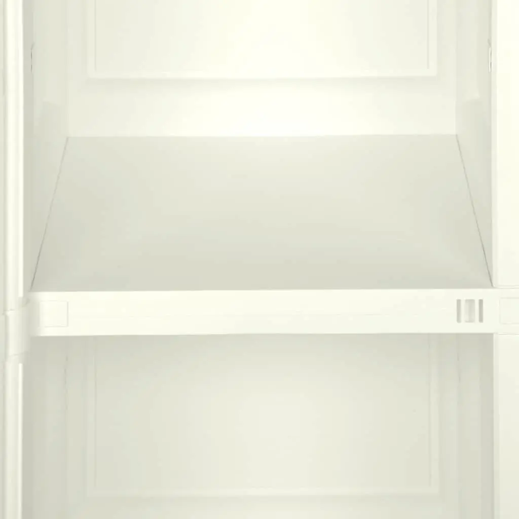 Plastic Storage Cabinet 40x43x85.5cm in Cream