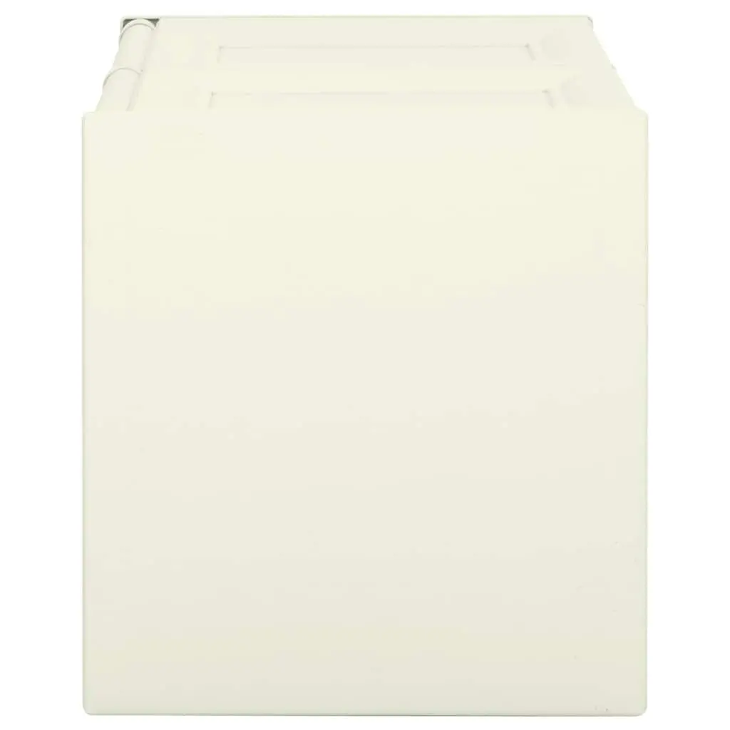 Storage Chest Bench Seat Cushion Box Indoor Outdoor 86x40x42cm Cream