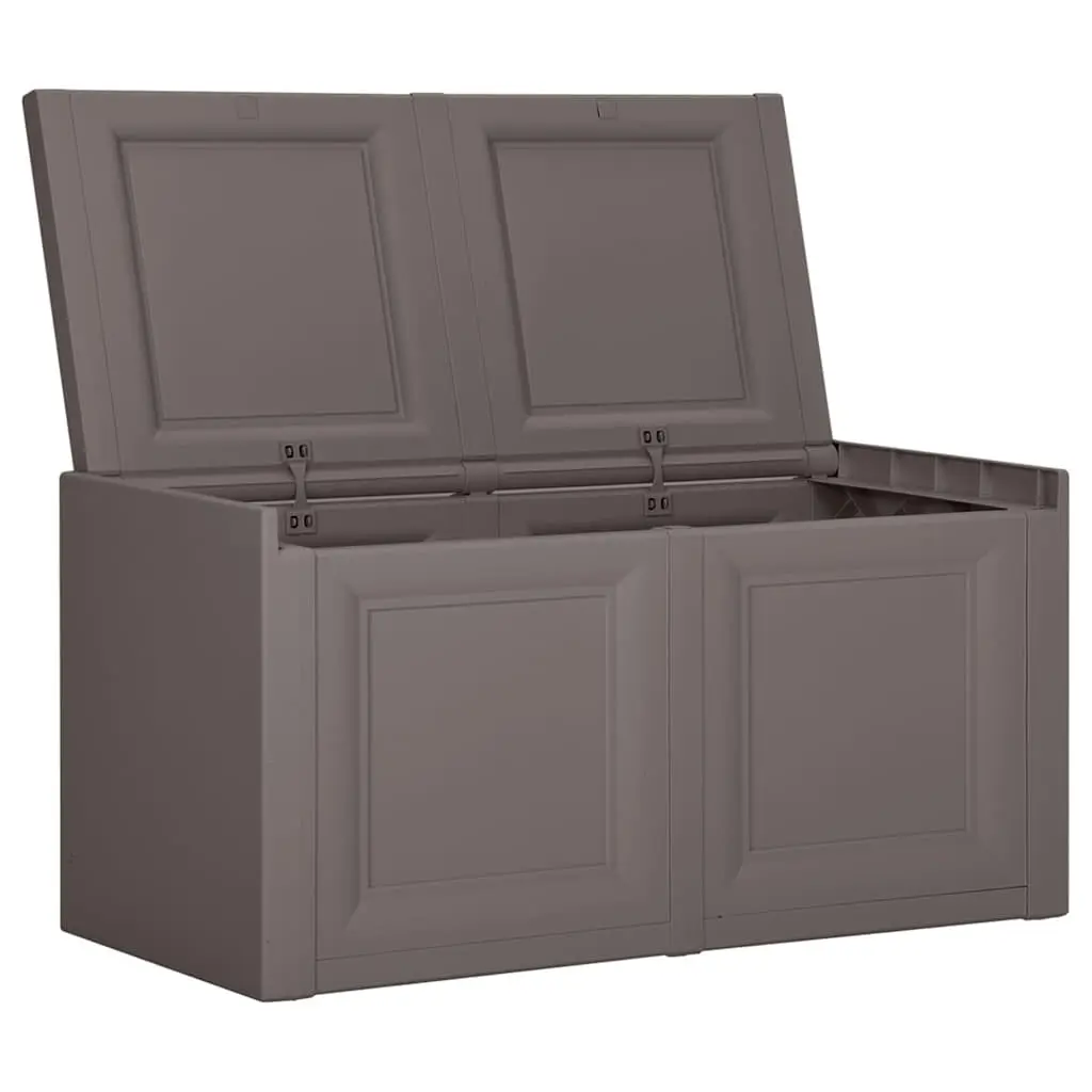 Grey Storage Cushion Box Bench 86x40x42cm, 85L Capacity