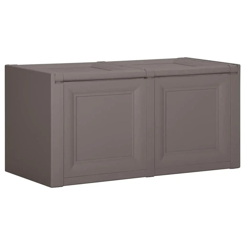 Grey Storage Cushion Box Bench 86x40x42cm, 85L Capacity